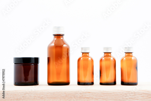 Brown Medicine bottles