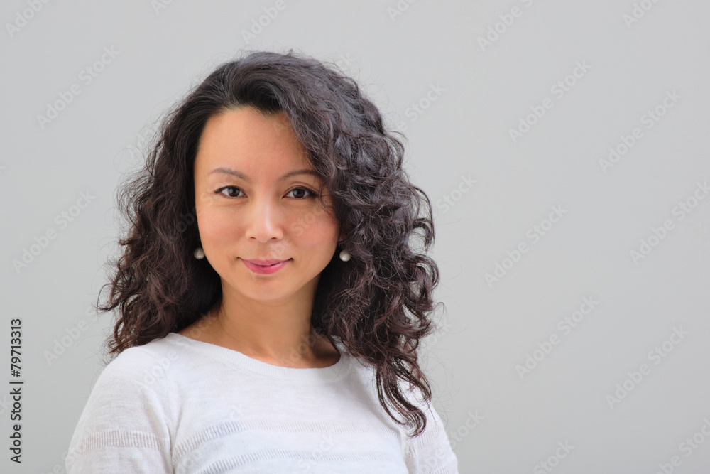 Female asian smiling