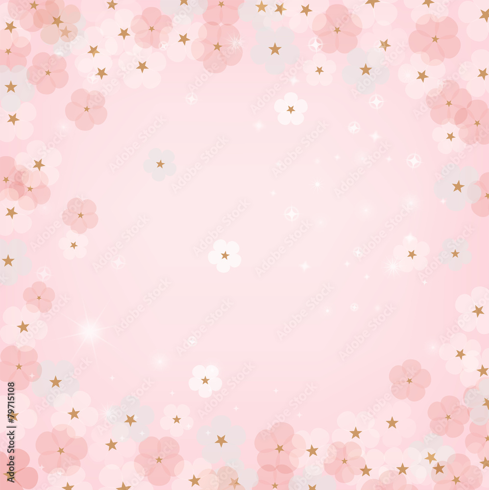 Cherry blossoms in spring frame B Cherry blossoms in spring frame B