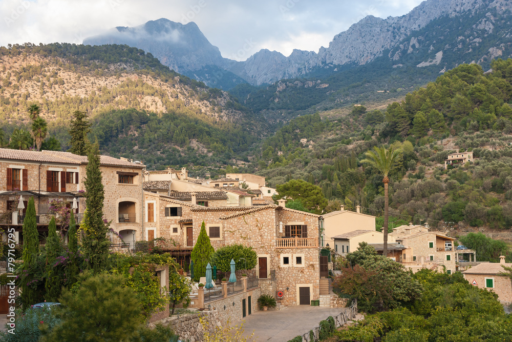 Fornalutx village in Majorca
