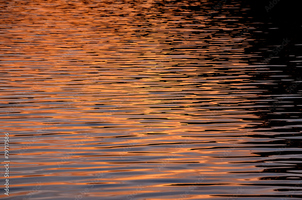 Obraz premium Sunset Water Texture