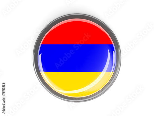 Round button with flag of armenia Free Download Round button with flag of armenia - GFXLoad