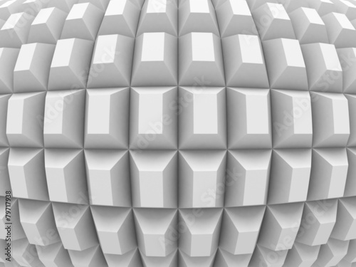 Futuristic Modern Abstract Geometric White Background