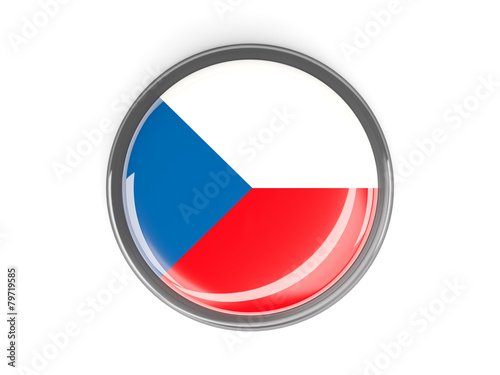 Round button with flag of czech republic Free Download Round button with flag of czech republic - GFXLoad
