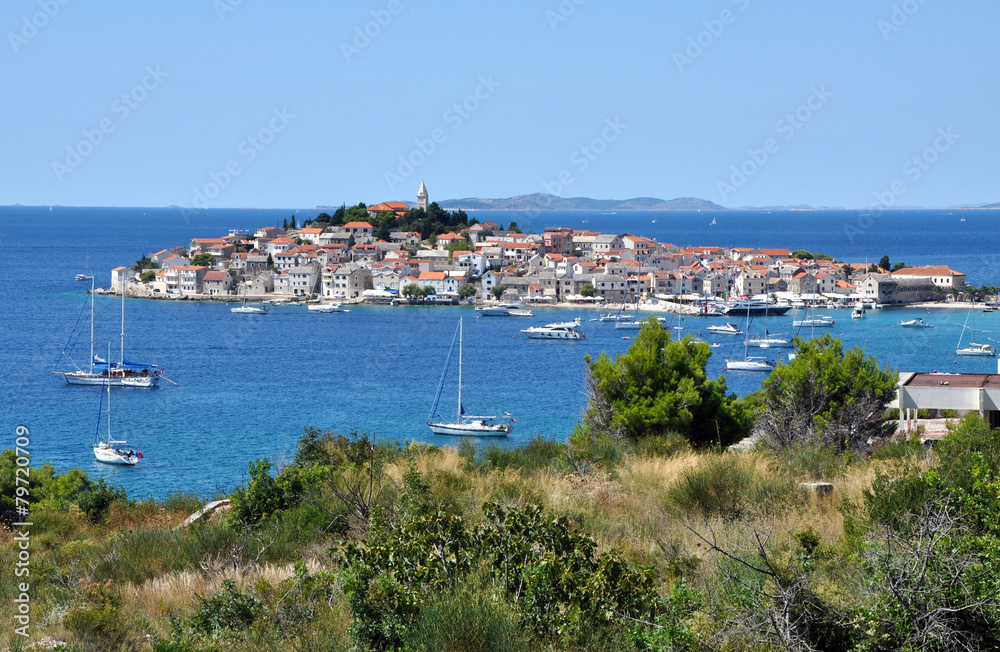 Primosten. A small town on the island. Croatia