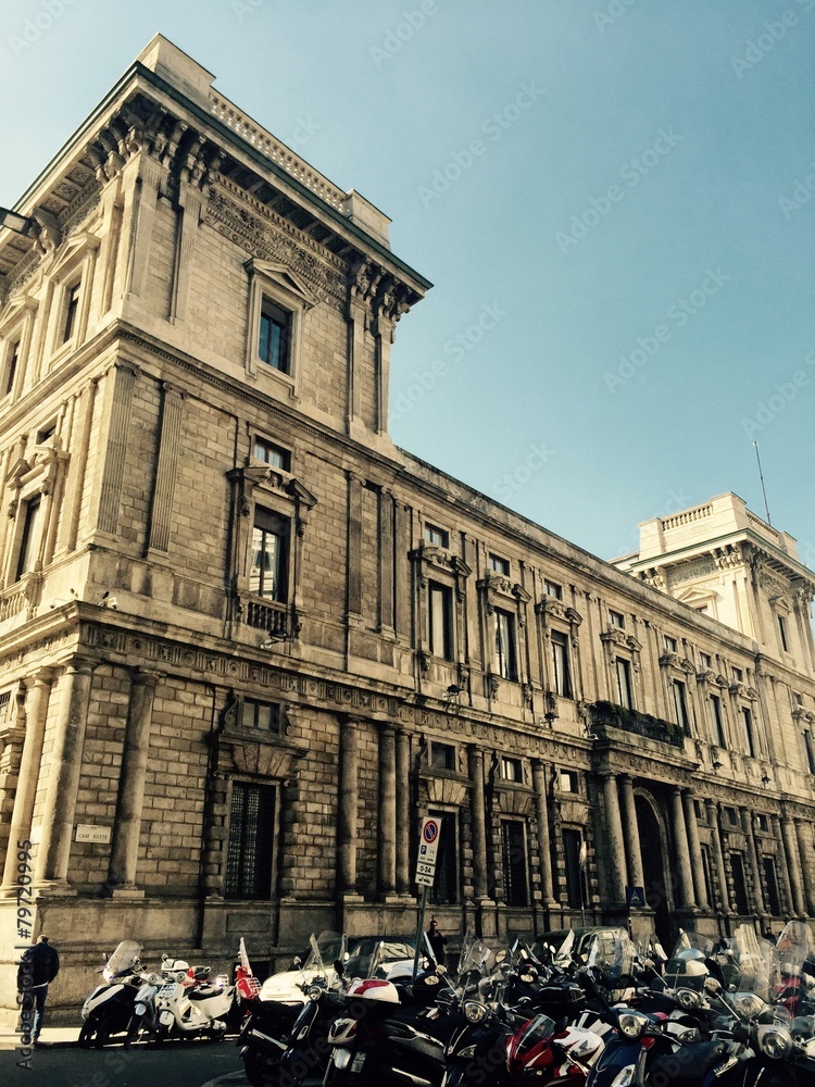 Naklejka premium Milano, Palazzo Marino