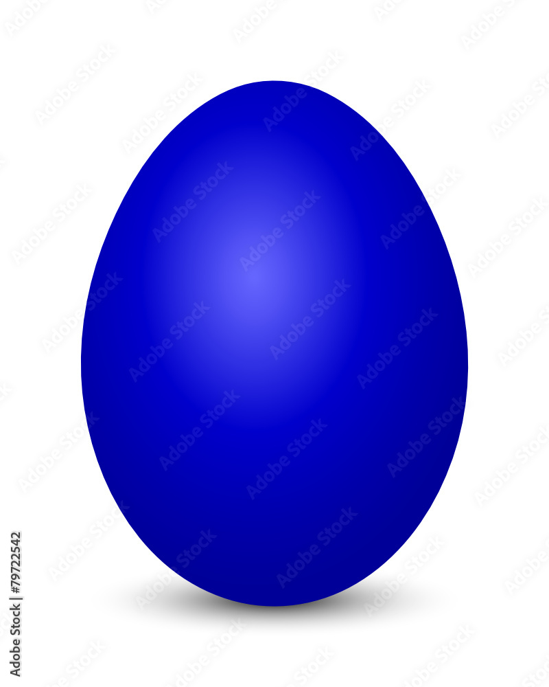 Dark Blue Easter Egg