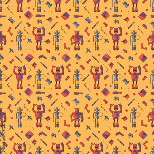 Seamless Robot pattern