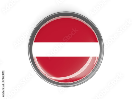 Free Download Round button with flag of latvia - GFXLoad