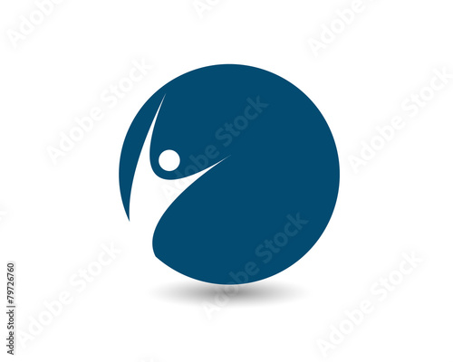 people blue sphere