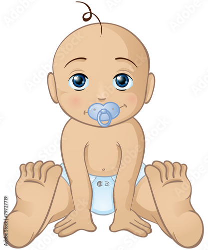 Baby schäkert