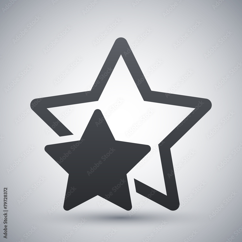 Vector star favorite or best choice icon Vector star favorite or best choice icon