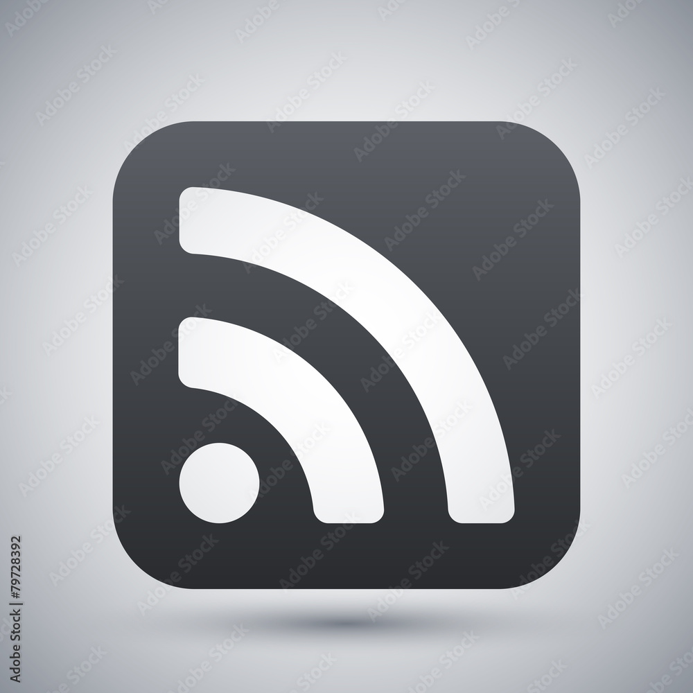 Vector RSS icon Vector RSS icon