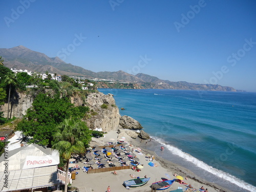 plaża w Nerja