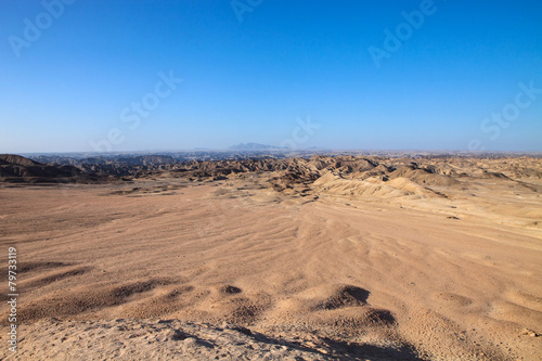desert landscape in Central Namibia