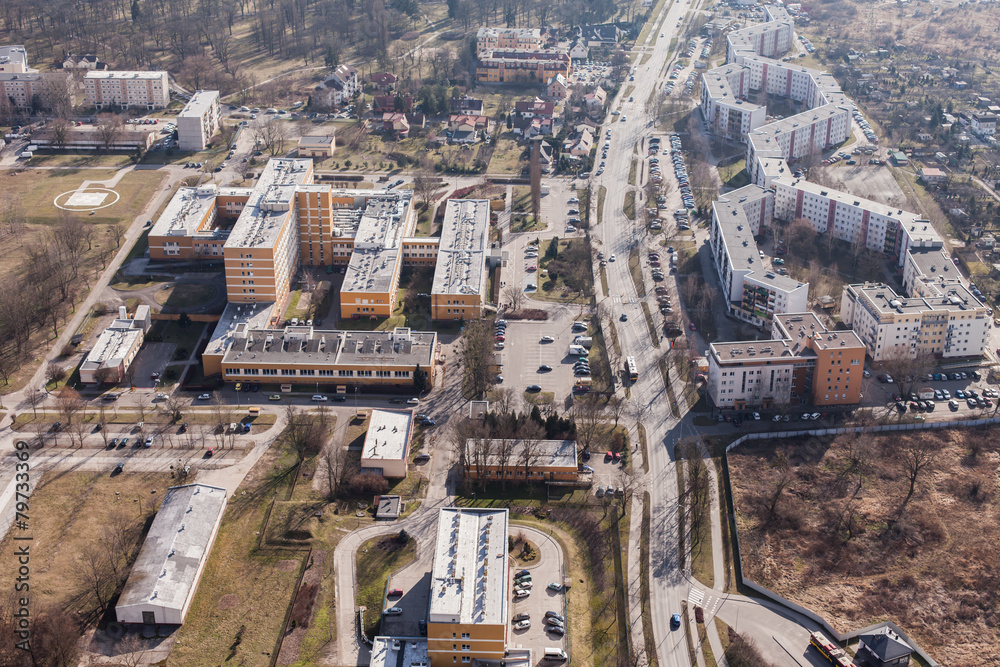 Fototapeta premium aerial view of WROCLAW CITY