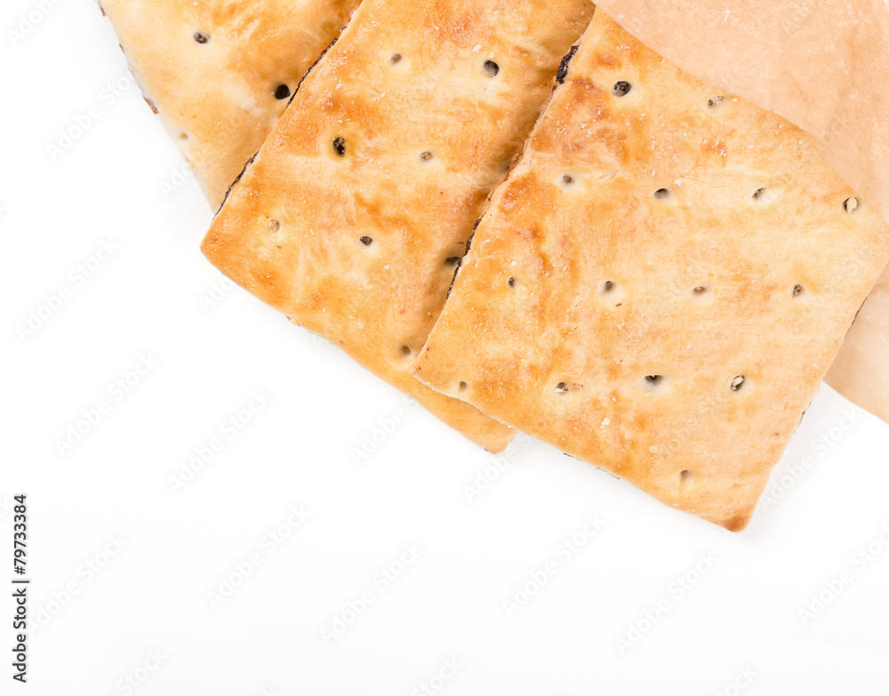 Fototapeta premium Cookies isolated on a white background