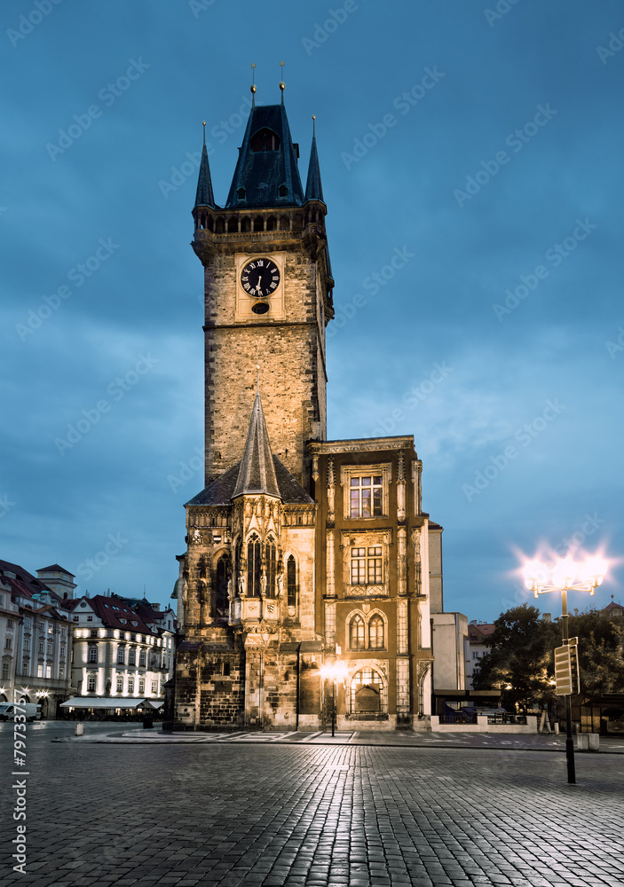 Obraz premium Prague, Market Square early morning