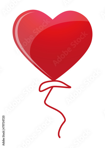Luftballon Herzform