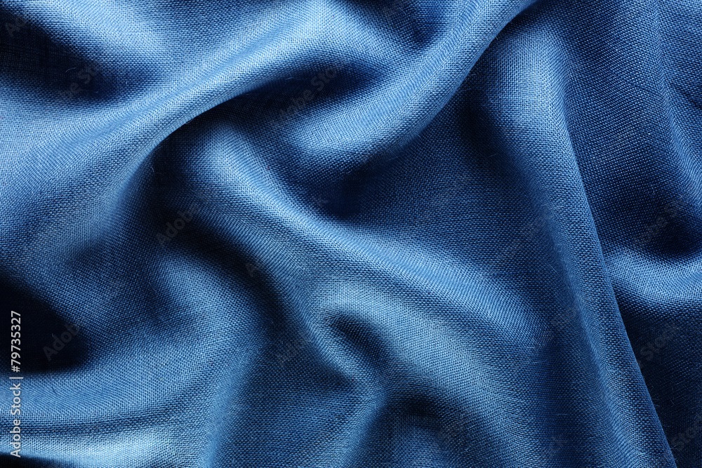 Fototapeta premium blue sackcloth background