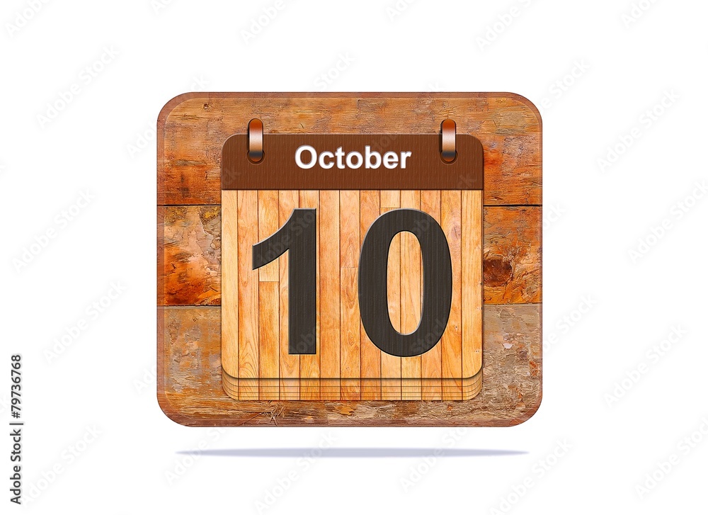 October 10. October 10.