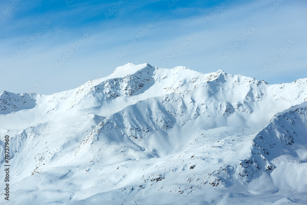 Dolomiten Alps winter view (Austria)