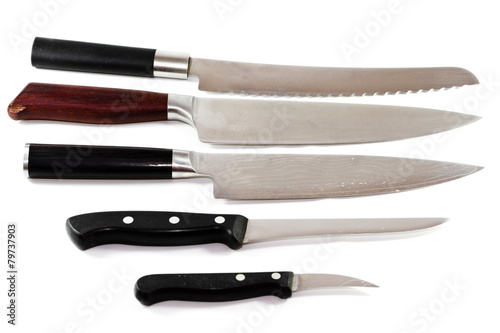 Verschiedene Küchenmesser