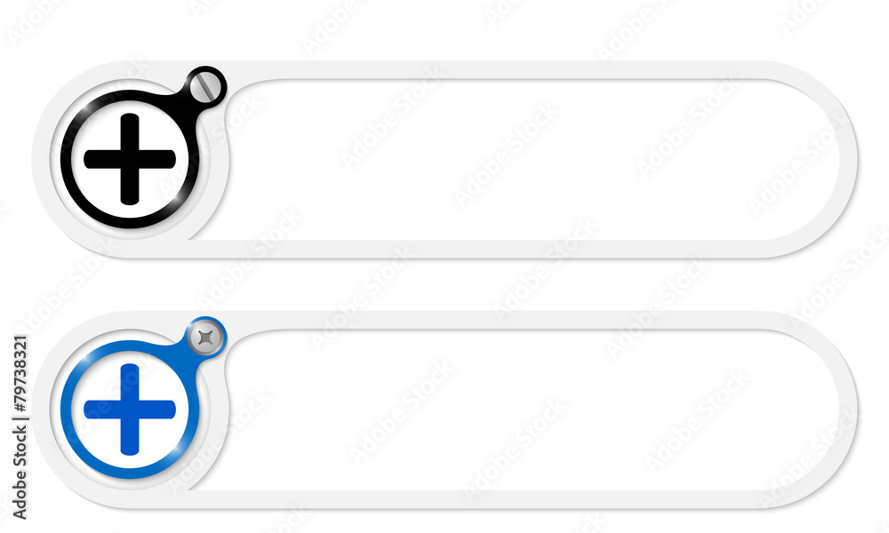 vector buttons with screw and plus symbol vector buttons with screw and plus symbol