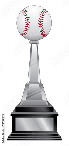 Baseball Trophy - Black Base
