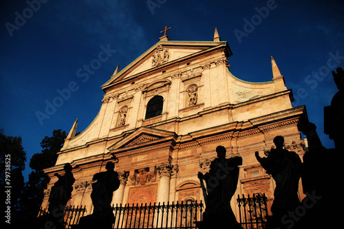 Krakow, Poland. Church of Saints Peter and Paul