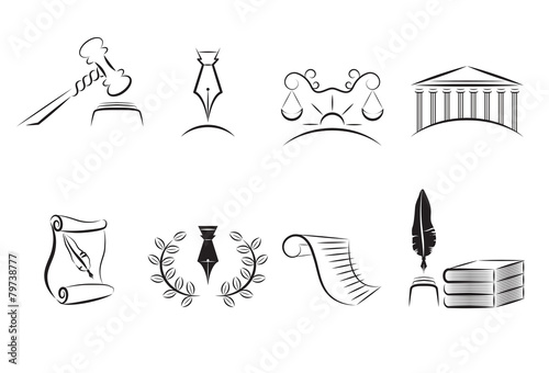 Law Icons Set