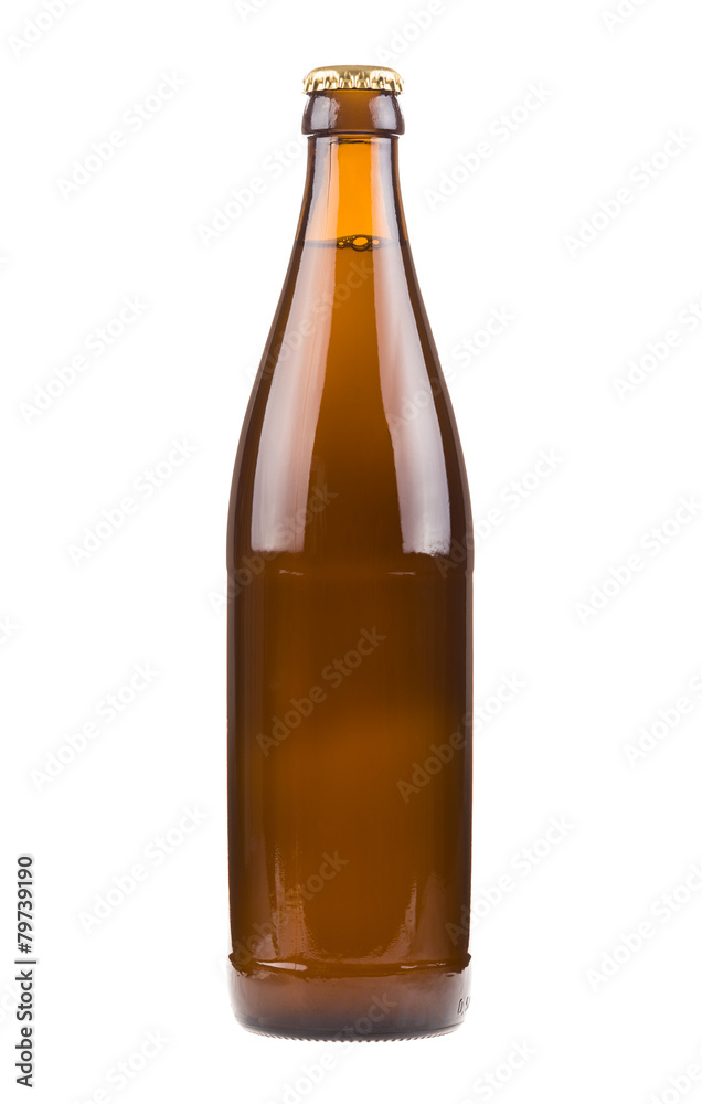 Bottle with beer