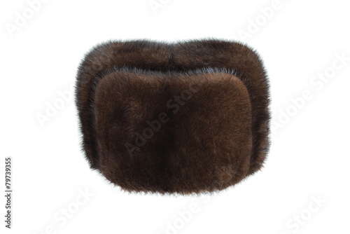 Winter mink cap