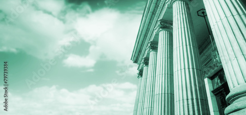 Tableau sur toile Greek pillars