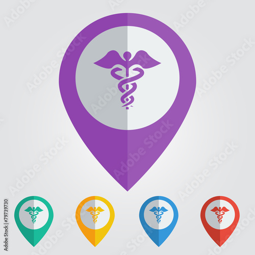 Vector medical sign