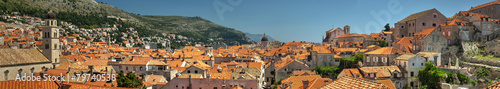 Dubrovnik old town panorama photo