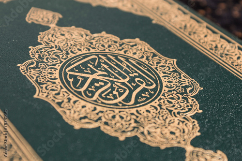 An macro image of the Quran