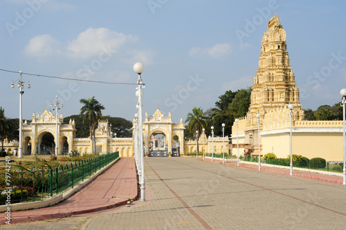 Sri Bhuvaneshwari temple close to Mysore palace photo