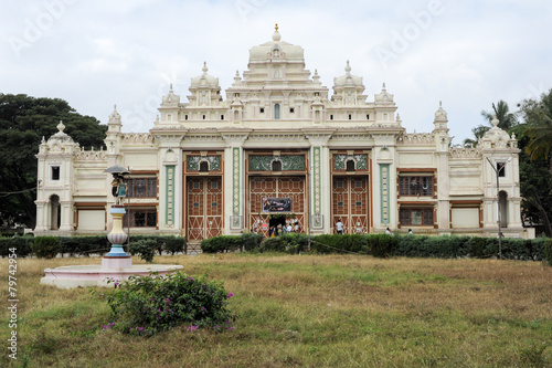 The colonial building at Mysore on India © fotoember