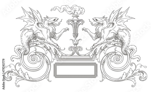 Decoration frame vector