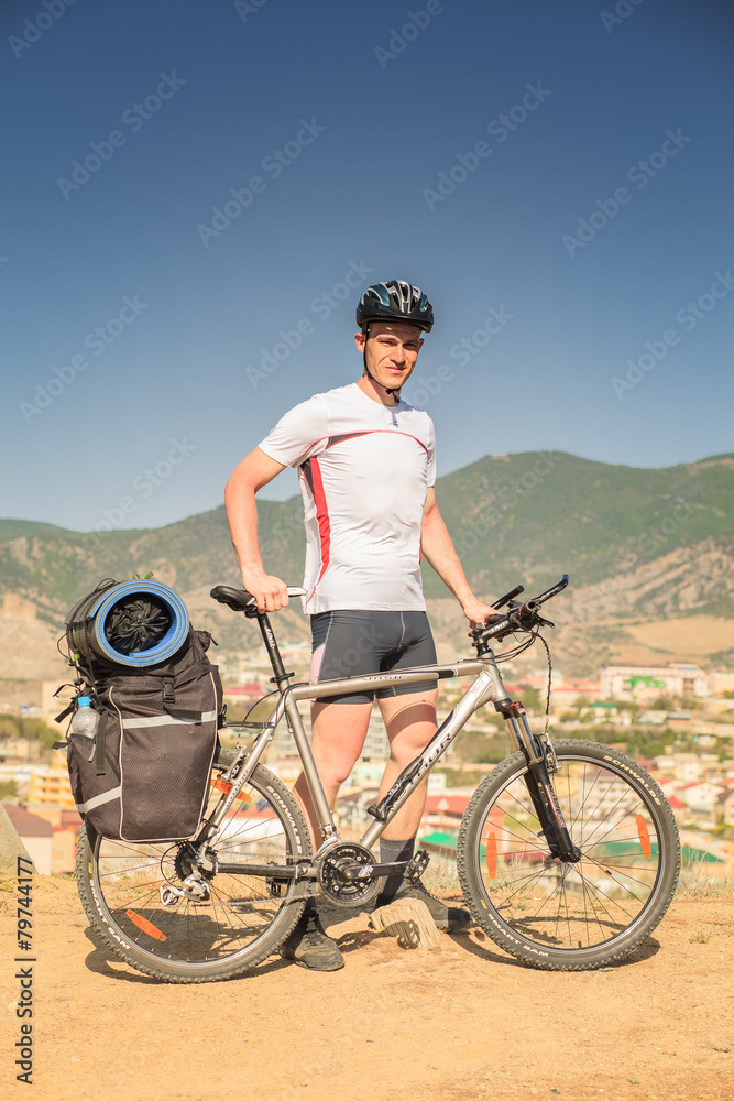 Fototapeta premium Bikers, hikers