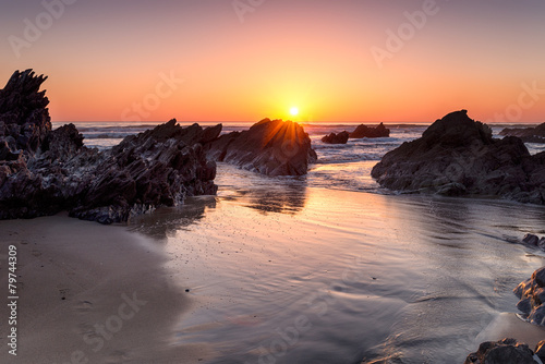 Beautiful Beach Sunset © Helen Hotson
