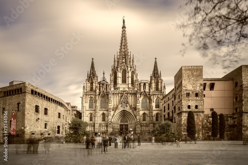The Barcelona cathedral, Catalonia, Spain © alfonstr