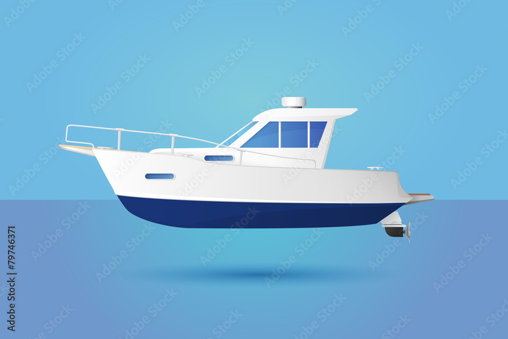 Medium Motor Boat