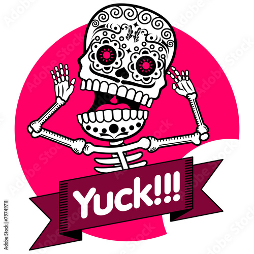 Skeletons. T-shirt. Yuck