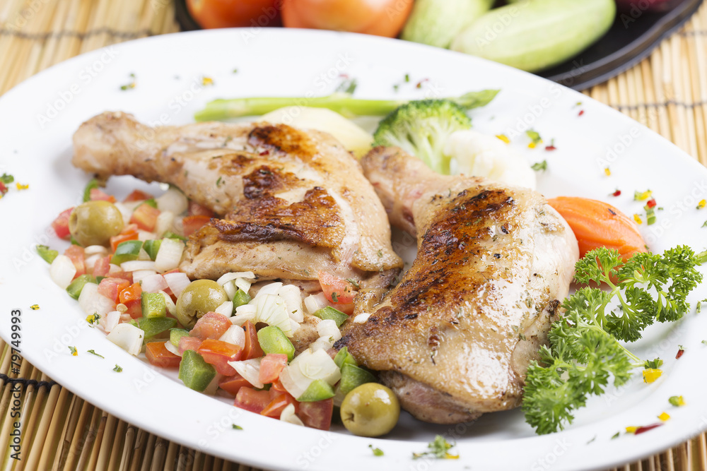 Grilled chicken steak Grilled chicken steak
