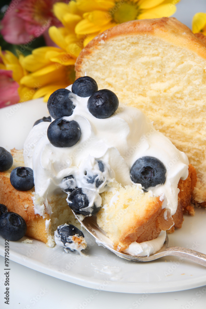 Blueberry shortcake