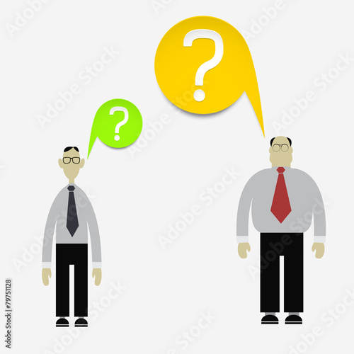 Dialogue of the chief and the subordinate