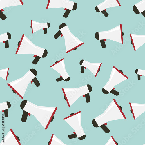 Pattern with loudspeakers