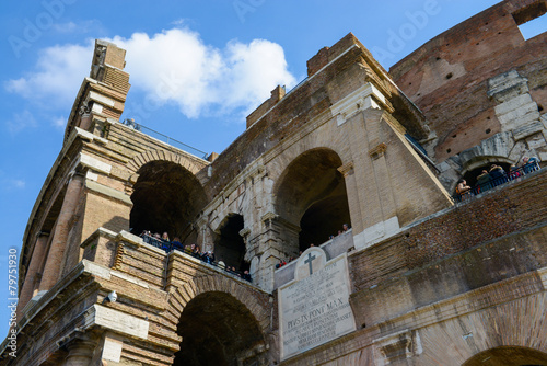 Interno ed esterno del Colosseo
